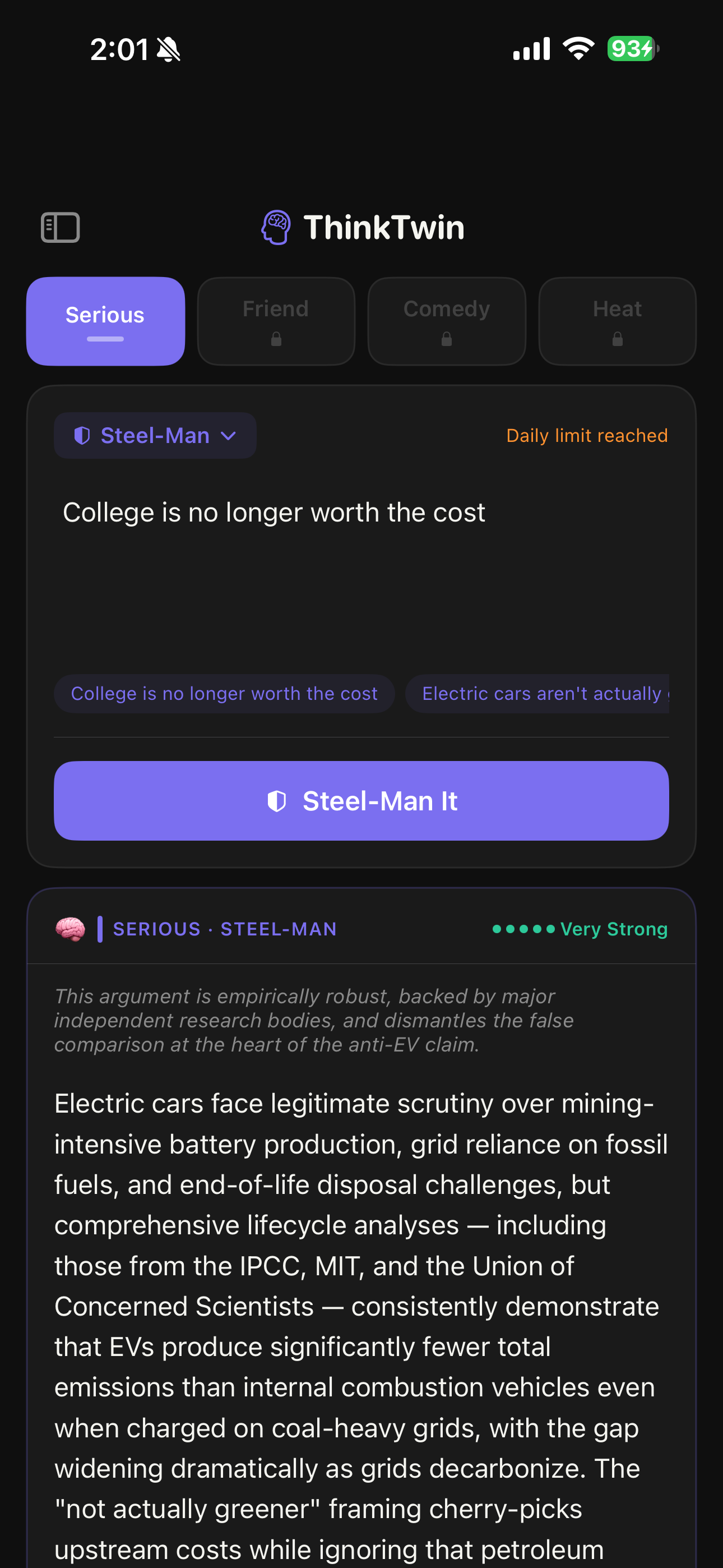 App screenshot