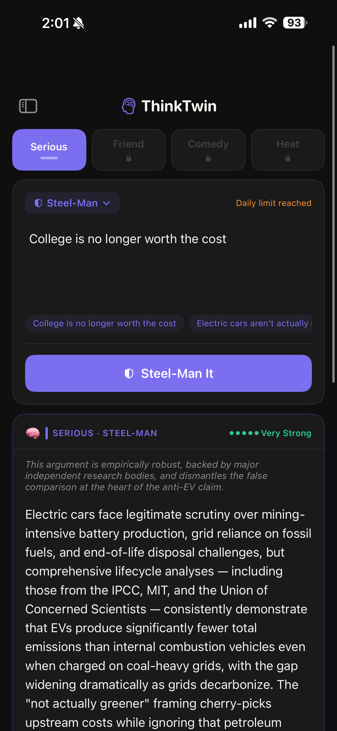 App screenshot
